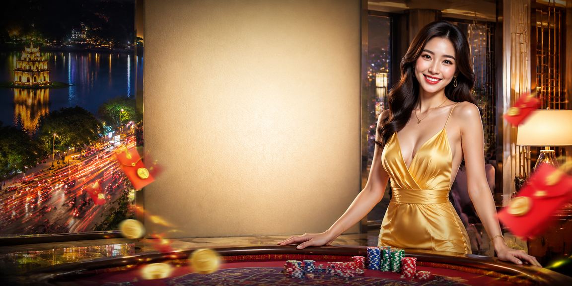 Không khí nhộn nhịp Hà Nội về đêm với bao lì xì đỏ và ánh đèn neon